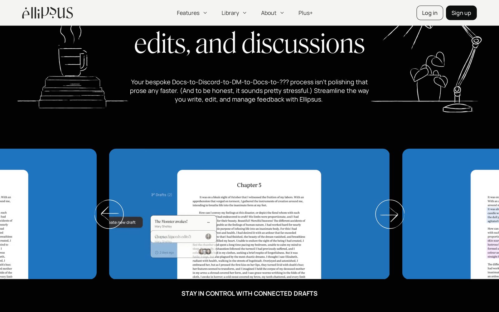 Ellipsus connected drafts carousel